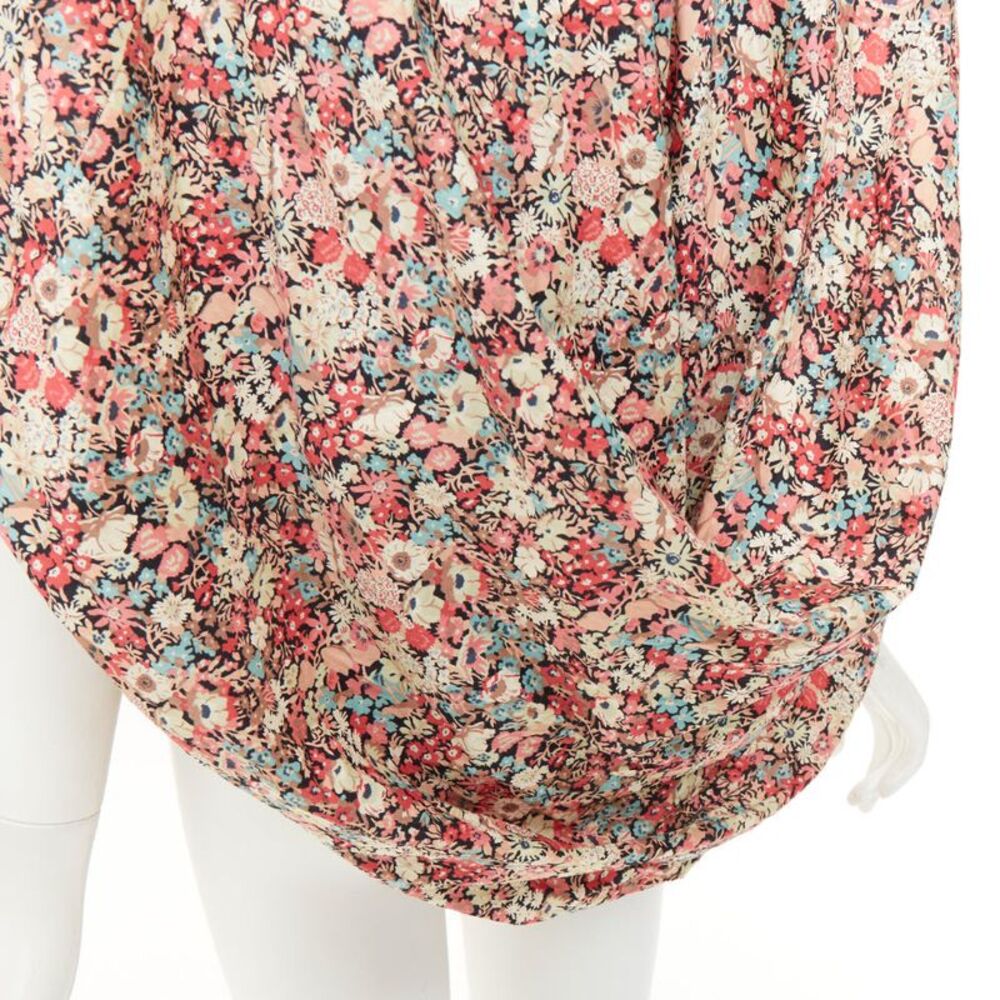 Junya Watanabe 2007 Multicolor Smocked Blouse - Picture 7 of 9